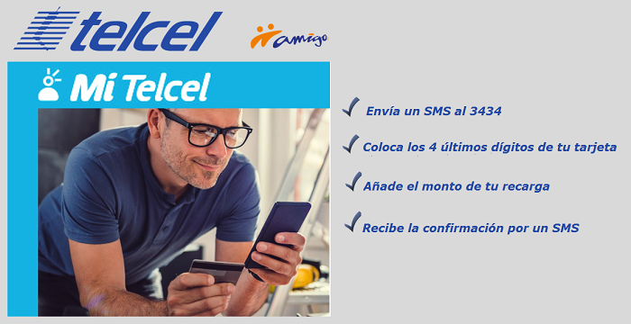 Recargar saldo móvil con Telcel Recarga Online 🥇